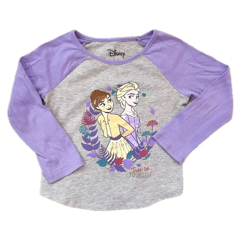 Disney x Jumping Beans | Frozen II “True to Yourself” Baseball T-Shirt
